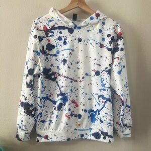 SHEIN ink splash hoodie size XS